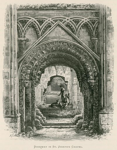 Glastonbury Abbey, Deur in St. Joseph